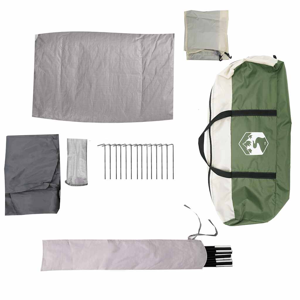 8721012446564_g_en_hd_10 vidaXL Camping Tent Tunnel 3-Person Green Waterproof - Image 12