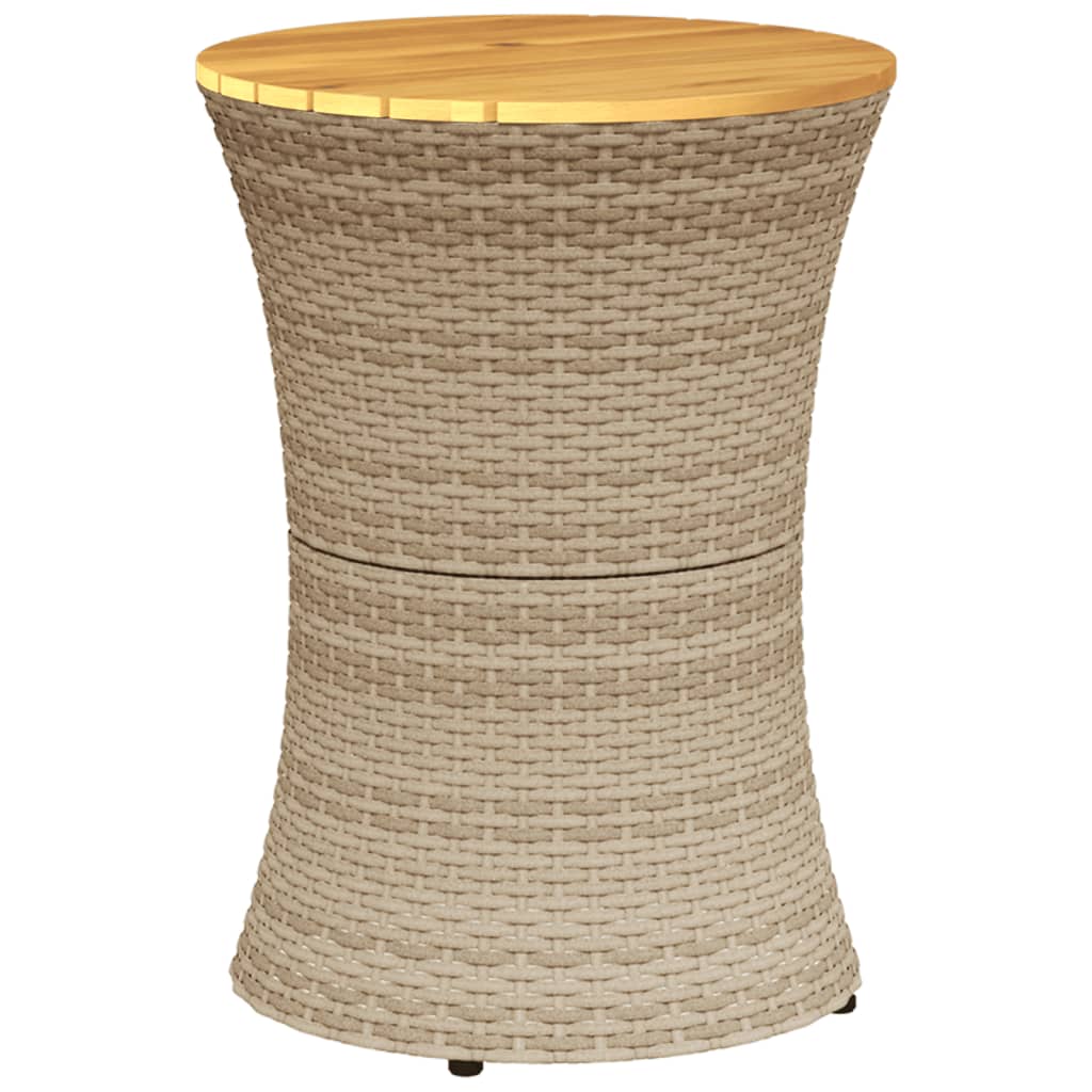 8721012449237_g_en_hd_4 vidaXL Garden Side Table Drum Shape Beige Poly Rattan and Solid Wood - Image 6