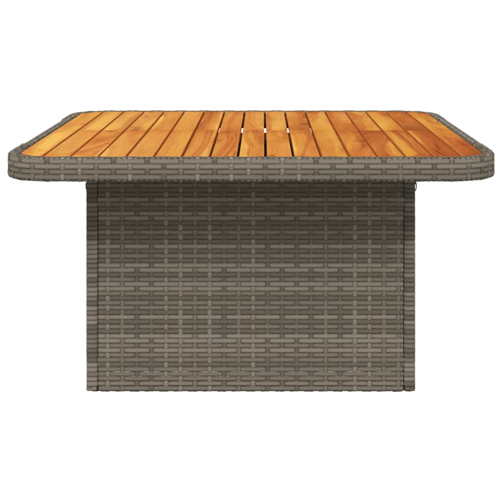 8721012449435_g_en_hd_4 vidaXL Garden Table Grey 80x80x71 cm Poly Rattan and Acacia Wood - Image 6