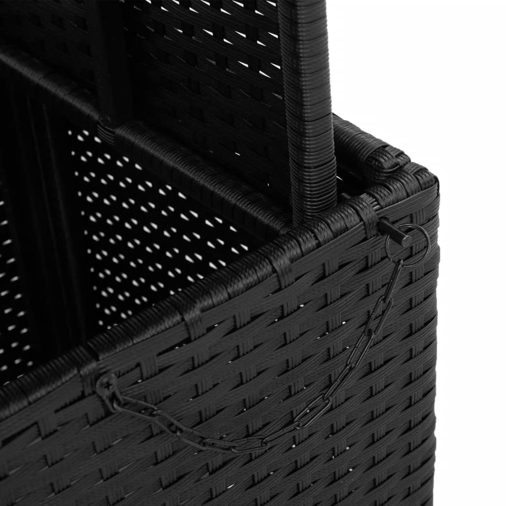 8721012449480_g_en_hd_8 vidaXL Garden Table Black 90x55x71 cm Poly Rattan and Acacia Wood - Image 10