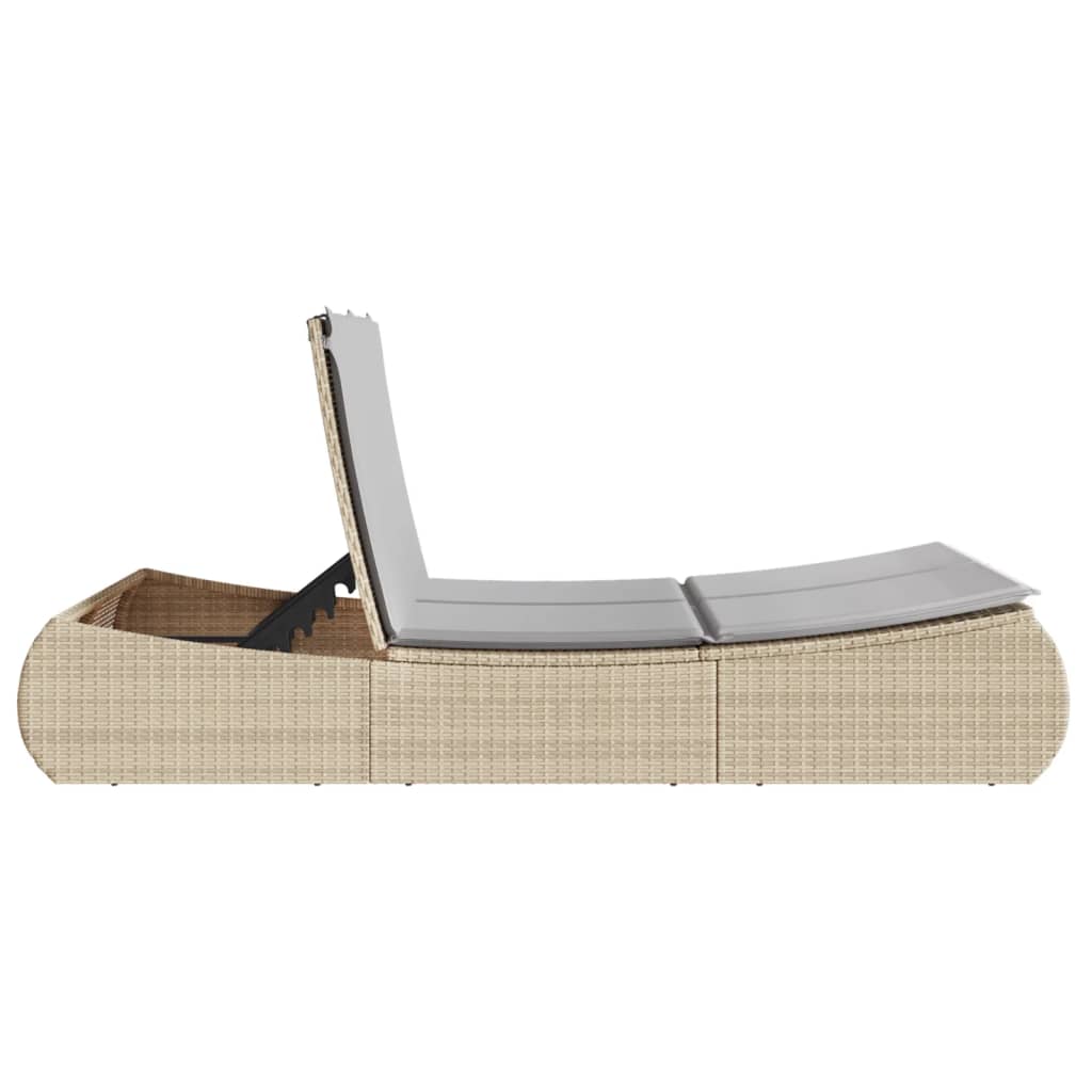 8721012451070_g_en_hd_3 vidaXL Double Sun Lounger with Cushions Beige Poly Rattan - Image 5