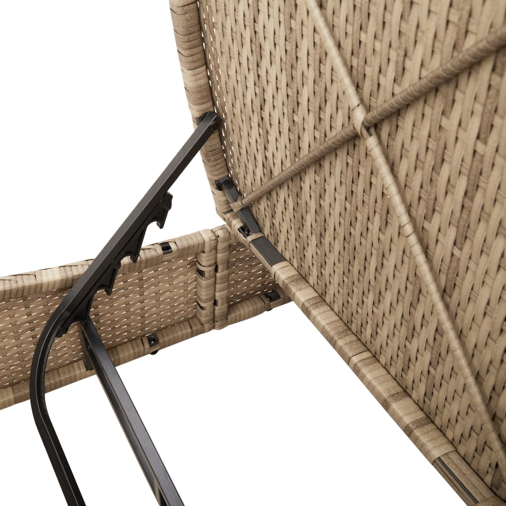 8721012451070_g_en_hd_6 vidaXL Double Sun Lounger with Cushions Beige Poly Rattan - Image 8