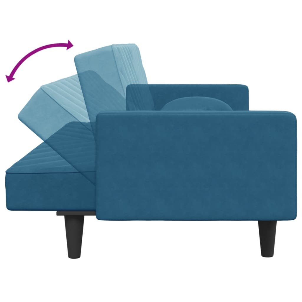 8721012453692_g_en_hd_4 vidaXL 2 Piece Sofa Set with Pillows Blue Velvet - Image 6