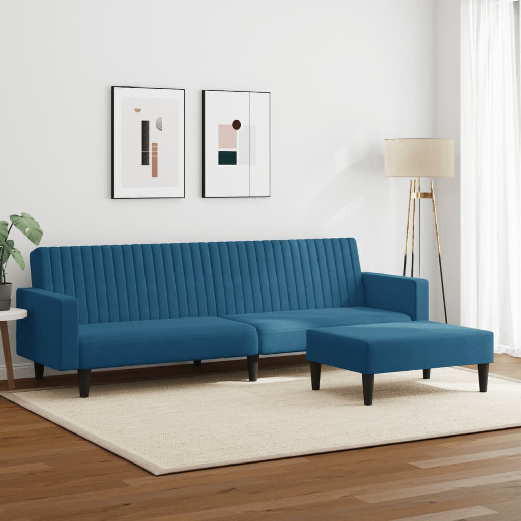 8721012453814_g_en_hd_1 vidaXL 2 Piece Sofa Set Blue Velvet - Image 3