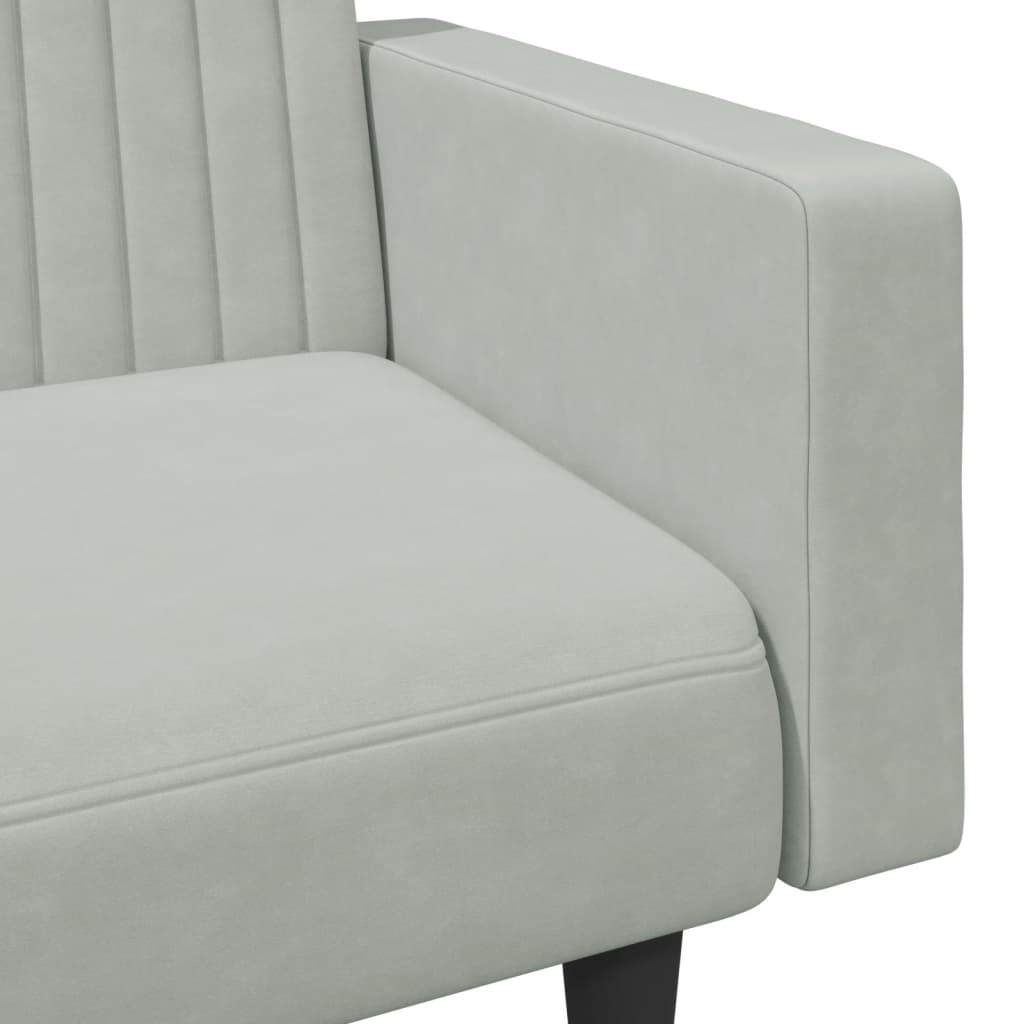 8721012453821_g_en_hd_7 vidaXL 2 Piece Sofa Set Light Grey Velvet - Image 9