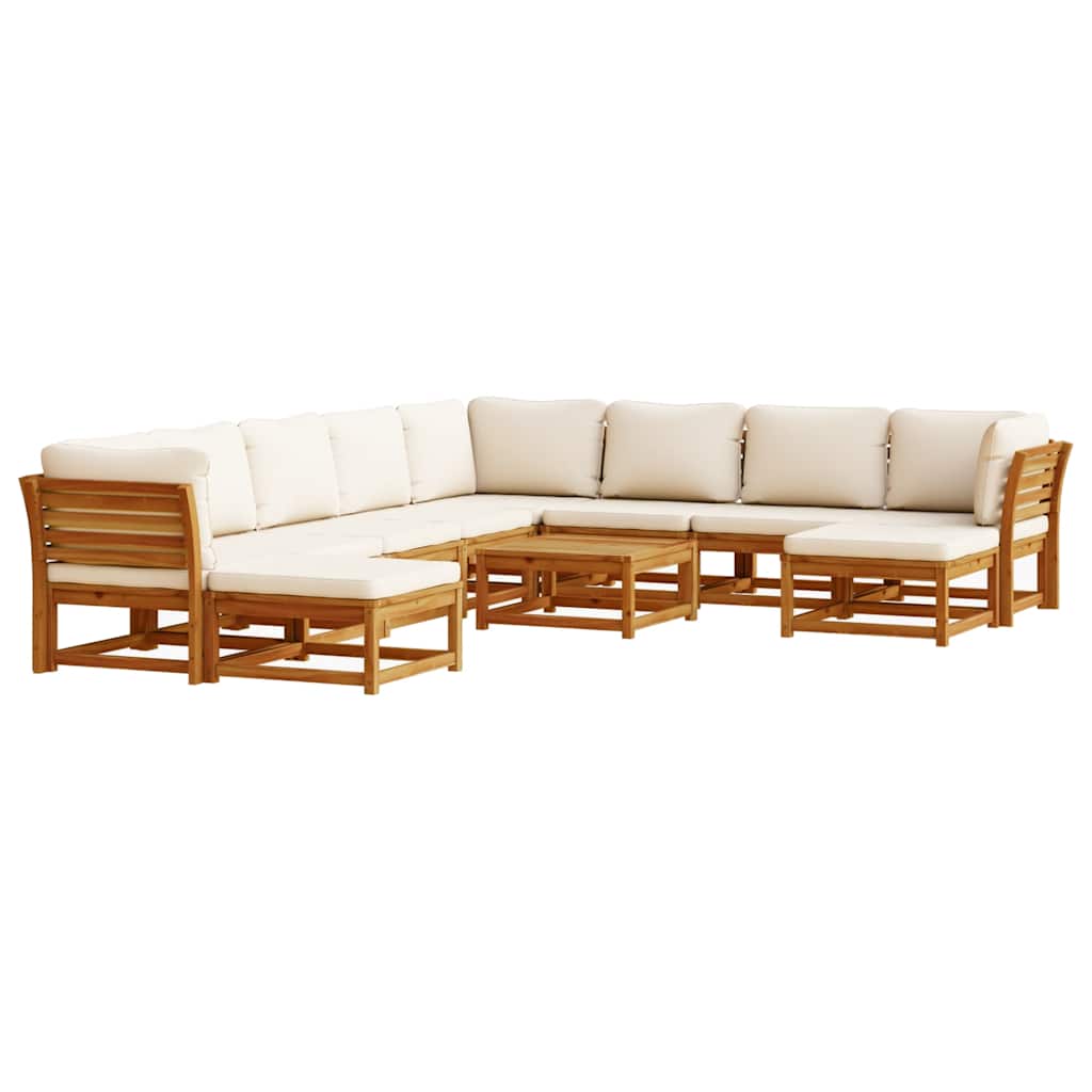 8721012454224_a_en_hd_1 vidaXL 11 Piece Garden Lounge Set with Cushions Solid Wood Acacia - Image 2
