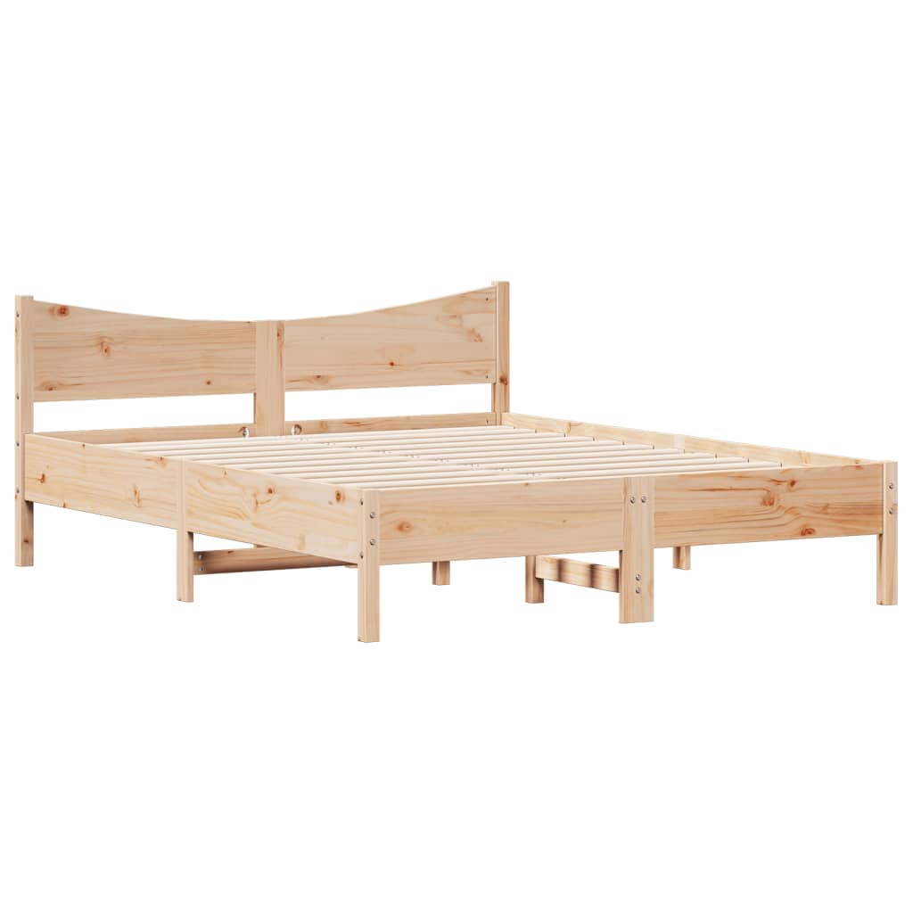 8721012454682_g_en_hd_1 vidaXL Bed Frame without Mattress 150x200 cm Solid Wood Pine - Image 3