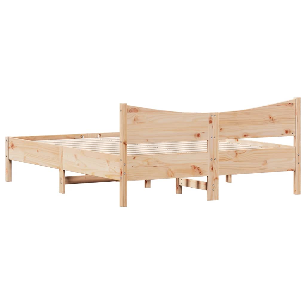 8721012454682_g_en_hd_4 vidaXL Bed Frame without Mattress 150x200 cm Solid Wood Pine - Image 6