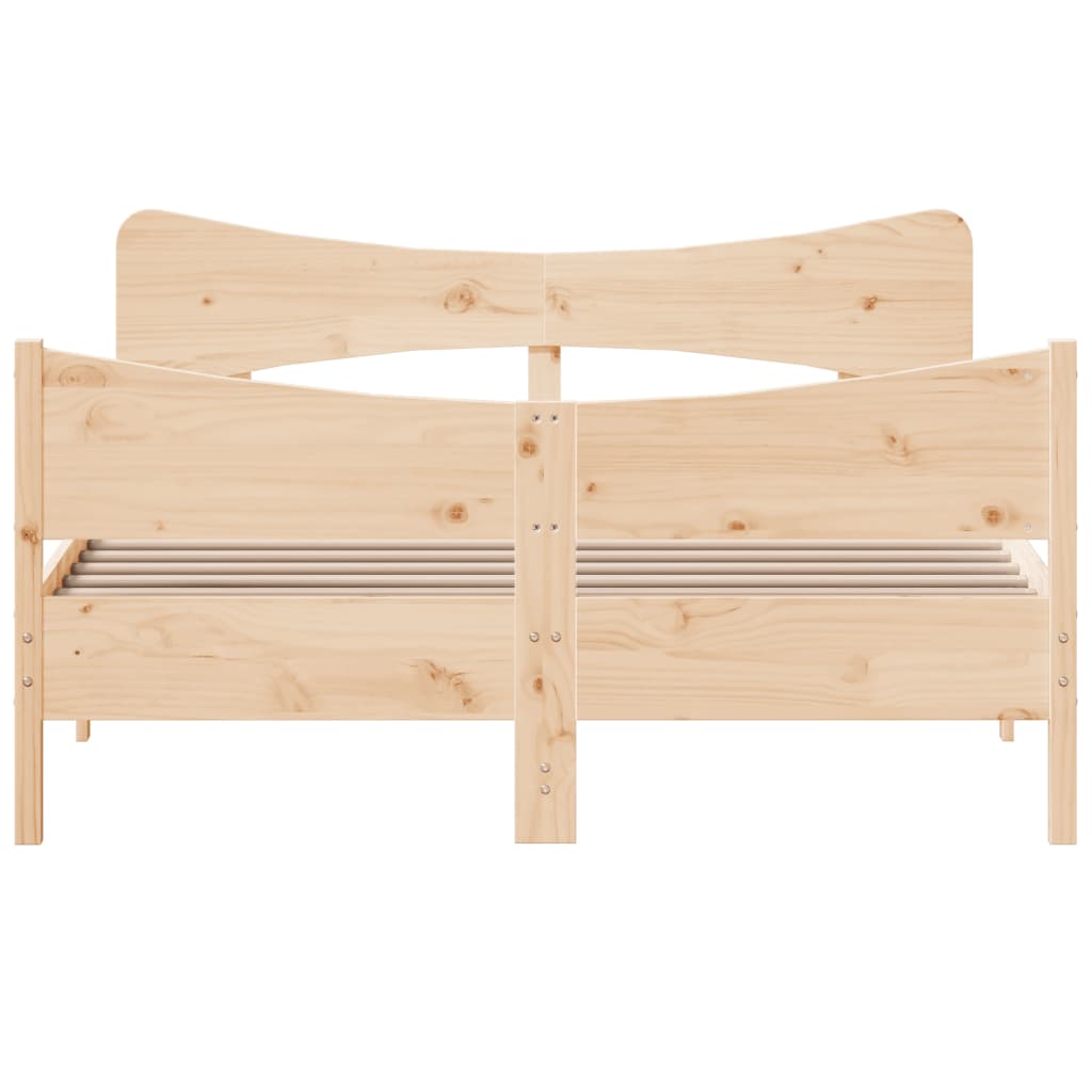 8721012454804_g_en_hd_2 vidaXL Bed Frame without Mattress 150x200 cm Solid Wood Pine - Image 4