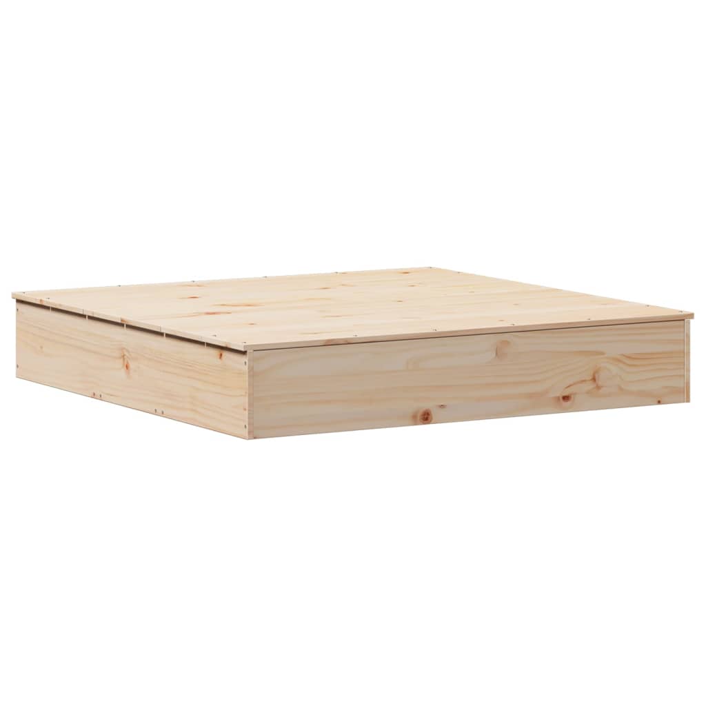 8721012457287_g_en_hd_4 vidaXL Sandpit with Cover 111x111x19.5 cm Solid Wood Pine - Image 6
