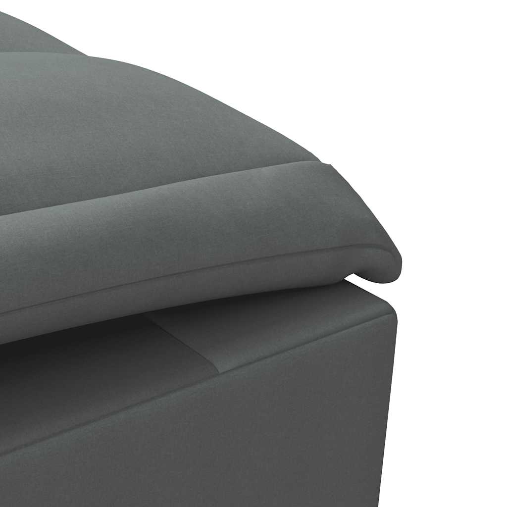 8721012458116_g_en_hd_6 vidaXL Massage Chaise Lounge with Bolster Dark Grey Fabric - Image 8