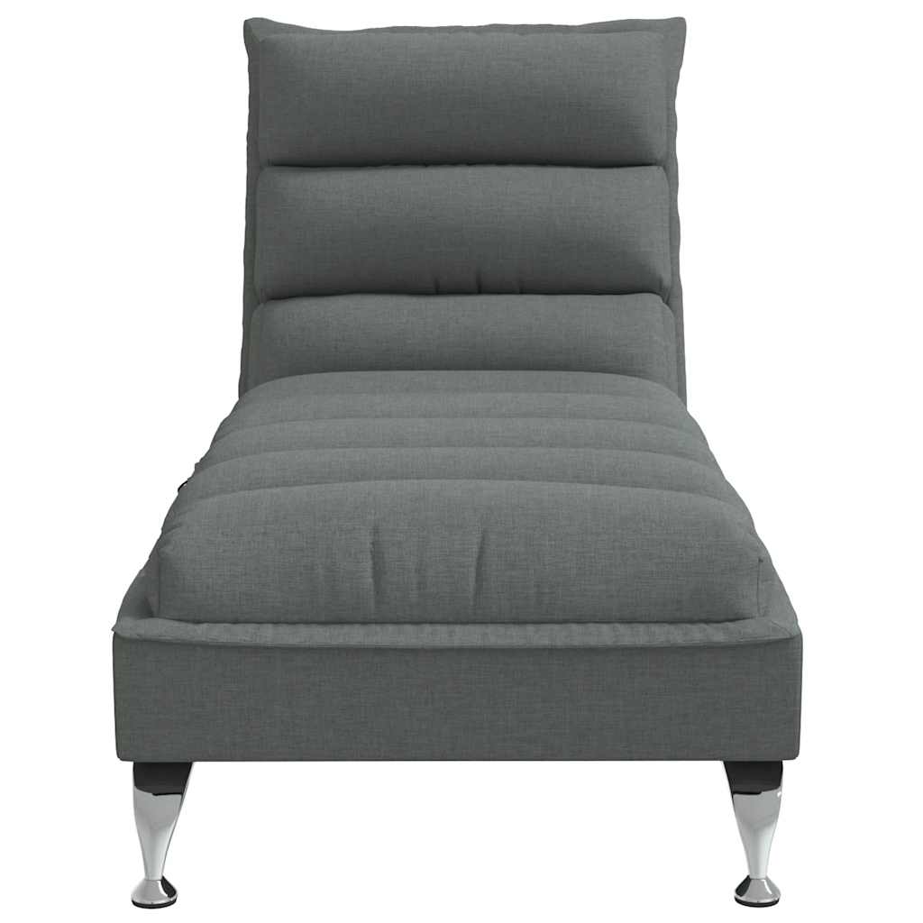 8721012458437_g_en_hd_2 vidaXL Massage Chaise Lounge with Cushions Dark Grey Fabric - Image 4