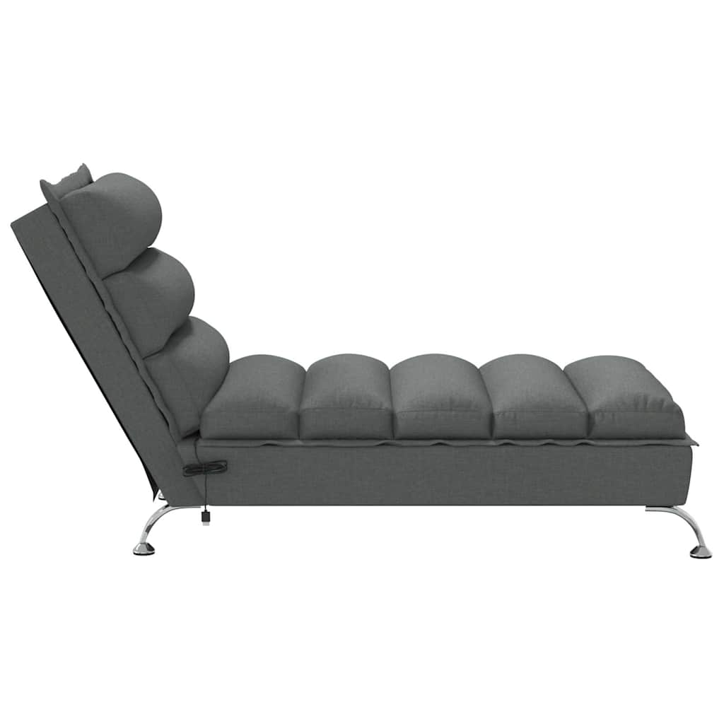 8721012458437_g_en_hd_3 vidaXL Massage Chaise Lounge with Cushions Dark Grey Fabric - Image 5