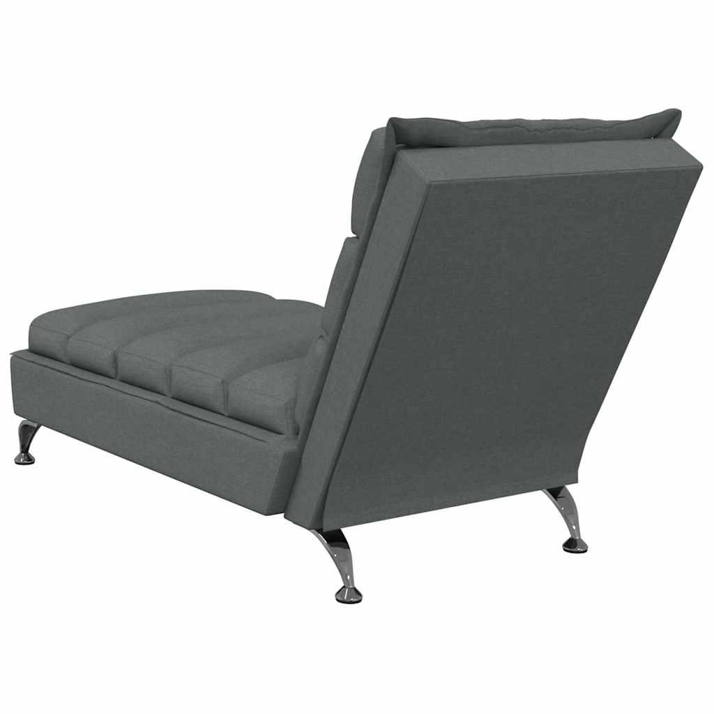 8721012458437_g_en_hd_4 vidaXL Massage Chaise Lounge with Cushions Dark Grey Fabric - Image 6