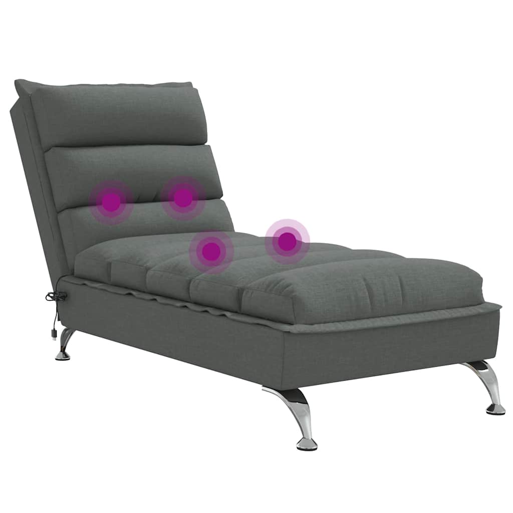 8721012458437_g_en_hd_5 vidaXL Massage Chaise Lounge with Cushions Dark Grey Fabric - Image 7