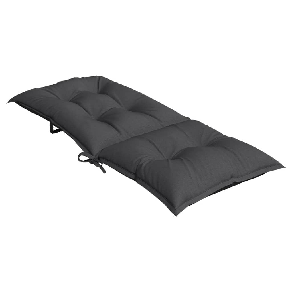 8721012460065_g_en_hd_4 vidaXL Highback Chair Cushions 6 pcs Melange Anthracite 120x50x7 cm Fabric - Image 6