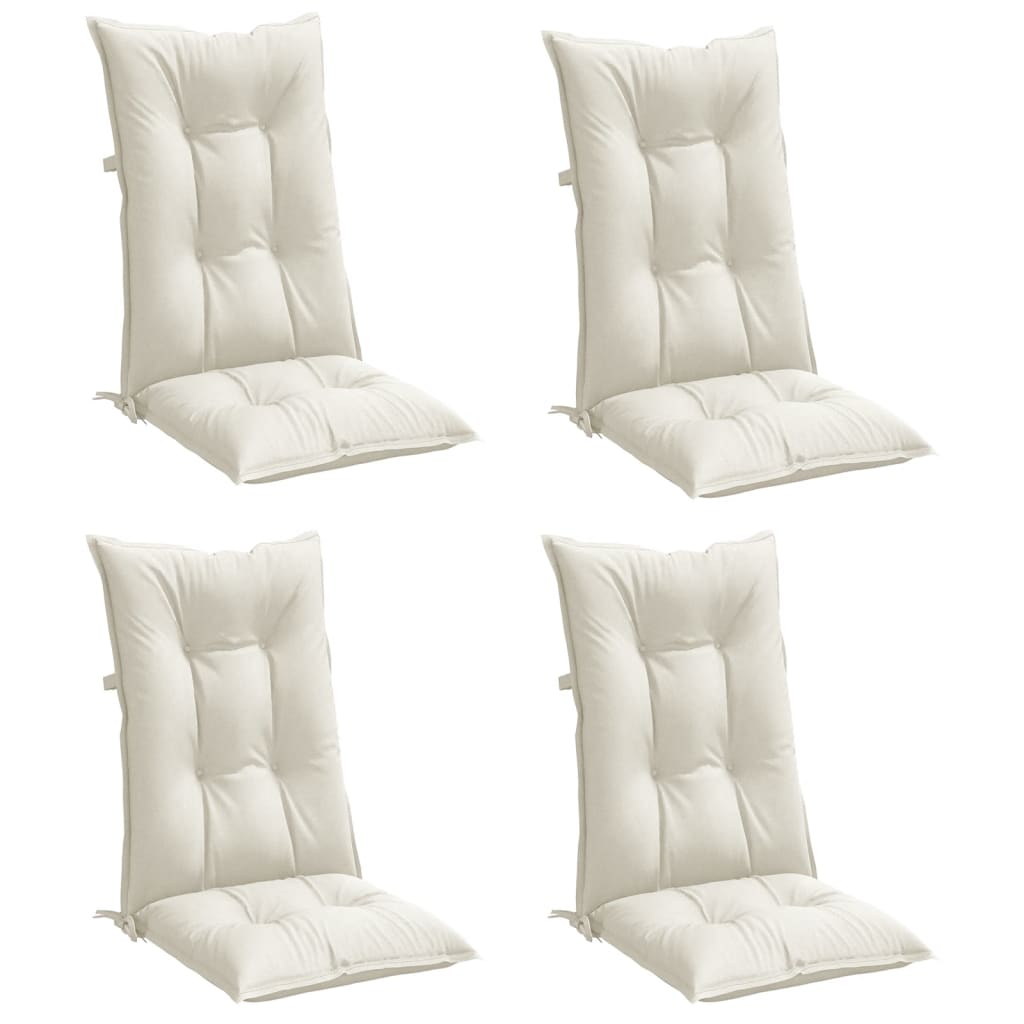 8721012460140_g_en_hd_1 vidaXL Highback Chair Cushions 4 pcs Melange Cream 120x50x7 cm Fabric - Image 3