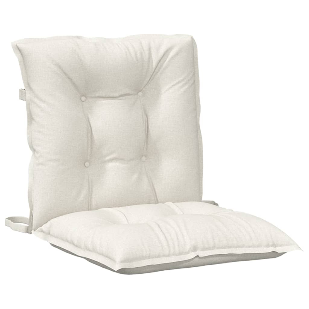 8721012460485_g_en_hd_3 vidaXL Lowback Chair Cushions 6 pcs Melange Cream 100x50x7 cm Fabric - Image 5