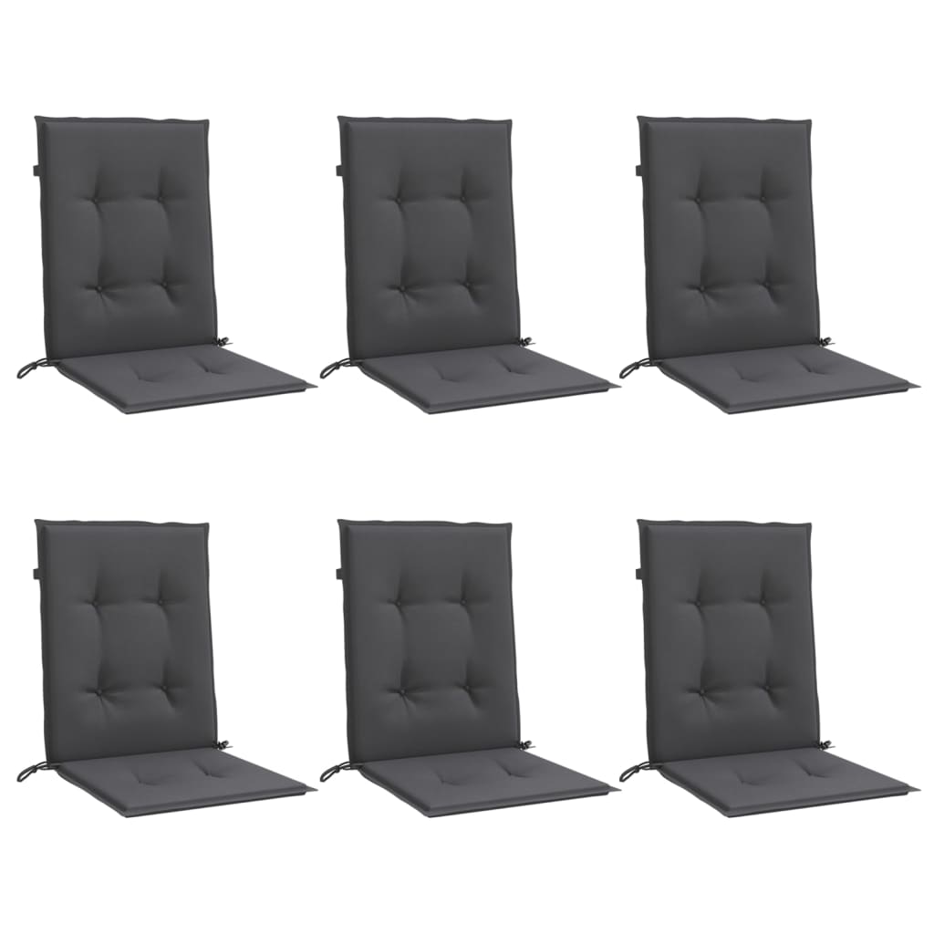 8721012461055_g_en_hd_1 vidaXL Lowback Chair Cushions 6 pcs Melange Anthracite 100x50x4 cm Fabric - Image 3