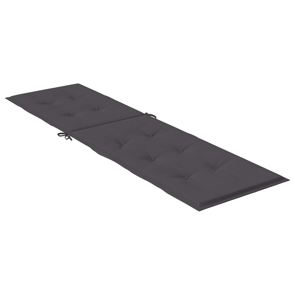 8721012461475_g_en_hd_2 vidaXL Deck Chair Cushion Melange Anthracite (75+105)x50x4 cm Fabric - Image 4