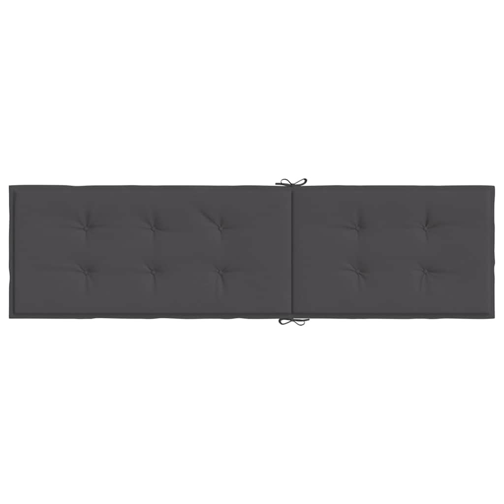 8721012461475_g_en_hd_3 vidaXL Deck Chair Cushion Melange Anthracite (75+105)x50x4 cm Fabric - Image 5