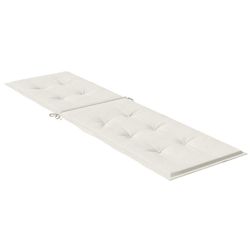 8721012461505_g_en_hd_2 vidaXL Deck Chair Cushion Melange Cream (75+105)x50x4 cm Fabric - Image 4