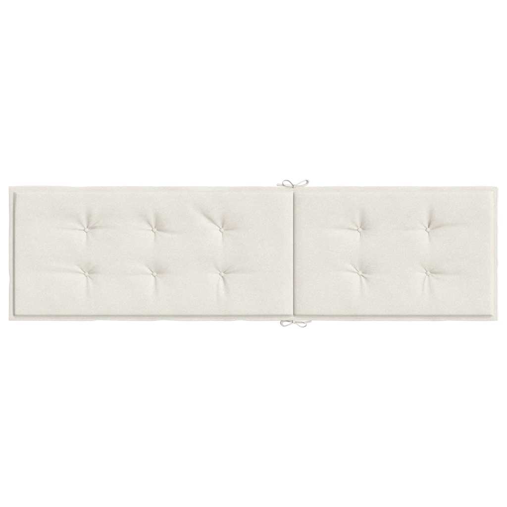 8721012461505_g_en_hd_3 vidaXL Deck Chair Cushion Melange Cream (75+105)x50x4 cm Fabric - Image 5