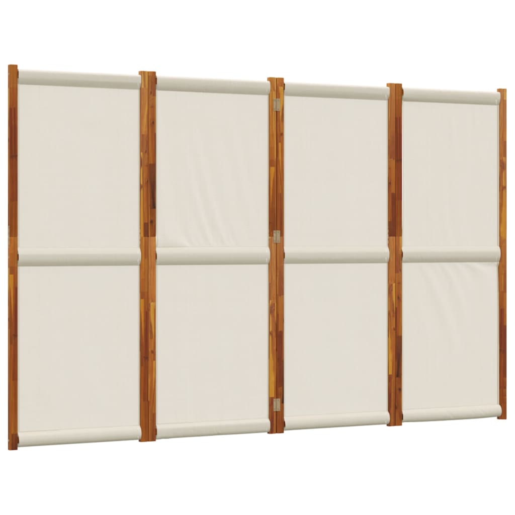 8721012464230_a_en_hd_1 vidaXL 4-Panel Room Divider Light Grey 280x180 cm - Image 2