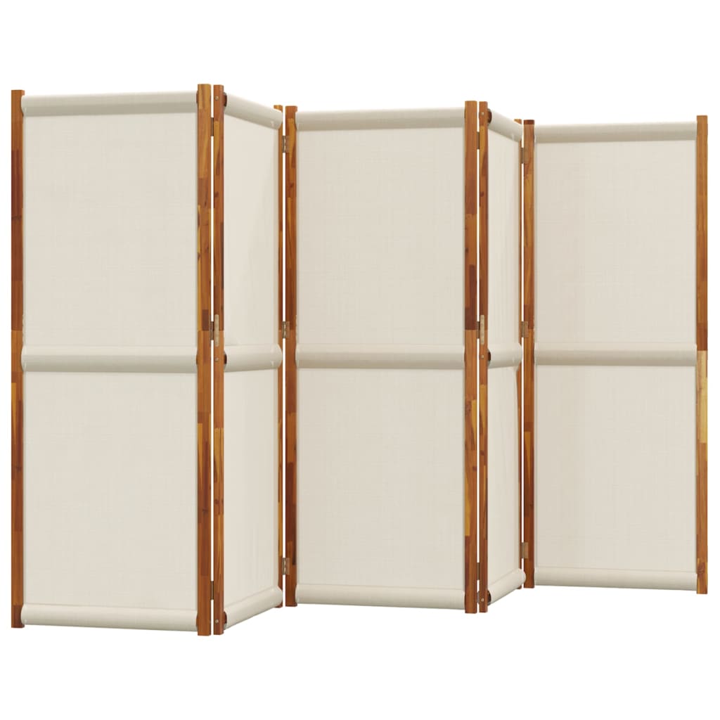 8721012464247_g_en_hd_1 vidaXL 5-Panel Room Divider Light Grey 350x180 cm - Image 3