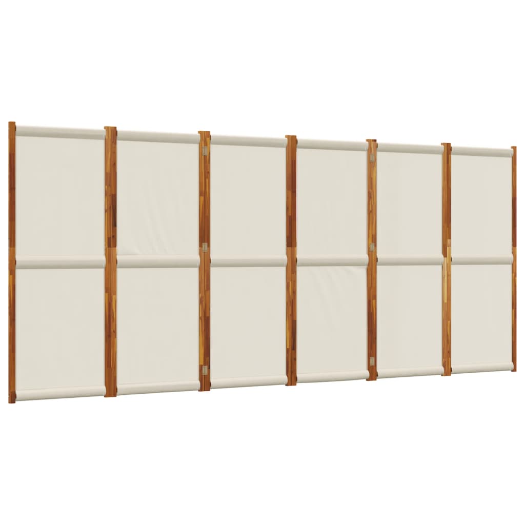 8721012464254_a_en_hd_1 vidaXL 6-Panel Room Divider Light Grey 420x180 cm - Image 2