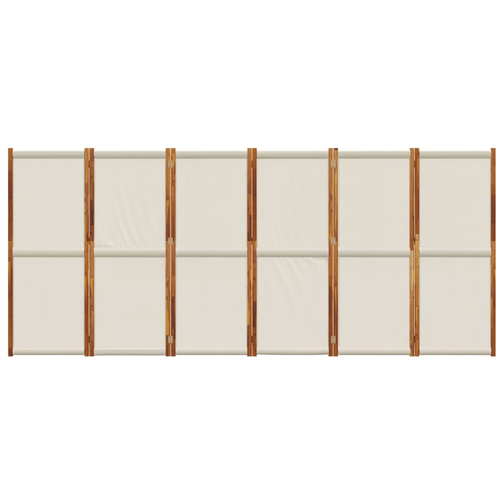 8721012464254_g_en_hd_2 vidaXL 6-Panel Room Divider Light Grey 420x180 cm - Image 4