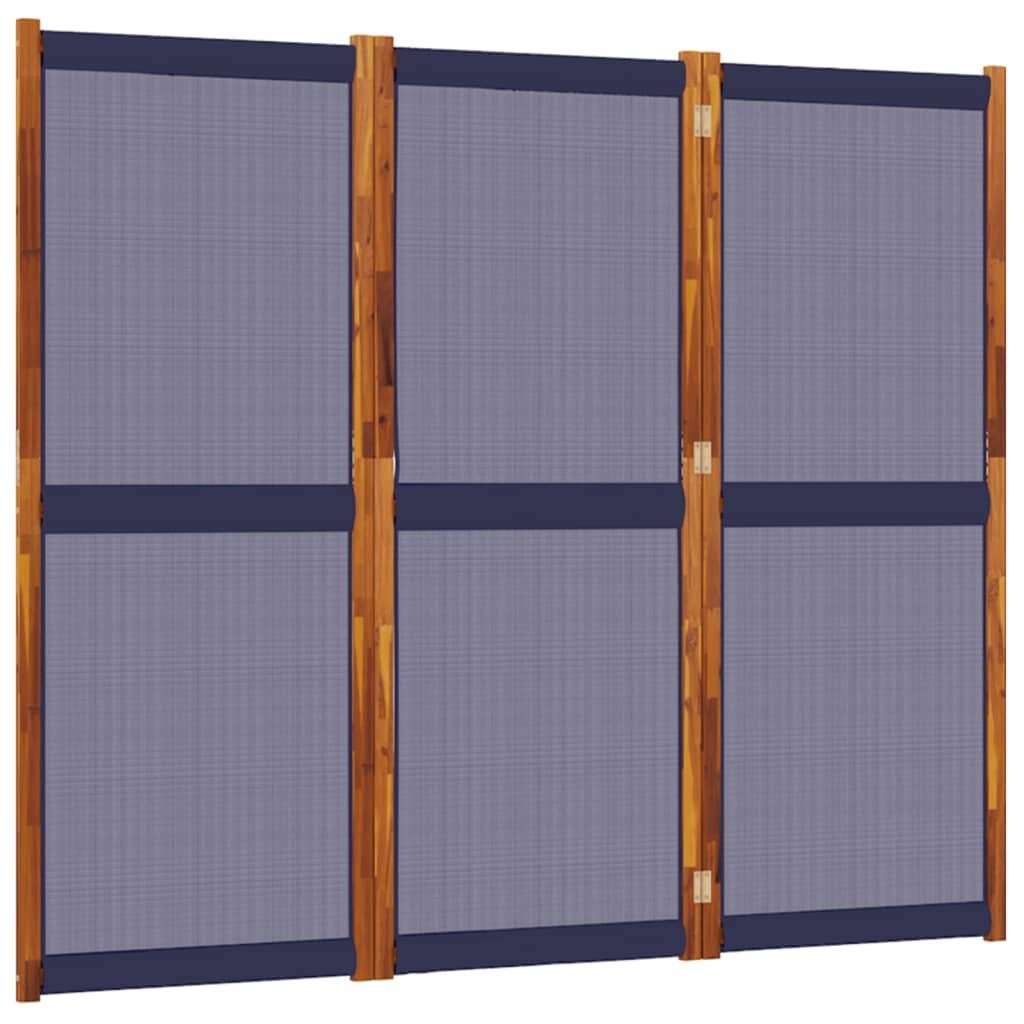 8721012464261_a_en_hd_1 vidaXL 3-Panel Room Divider Dark Blue 210x180 cm - Image 2