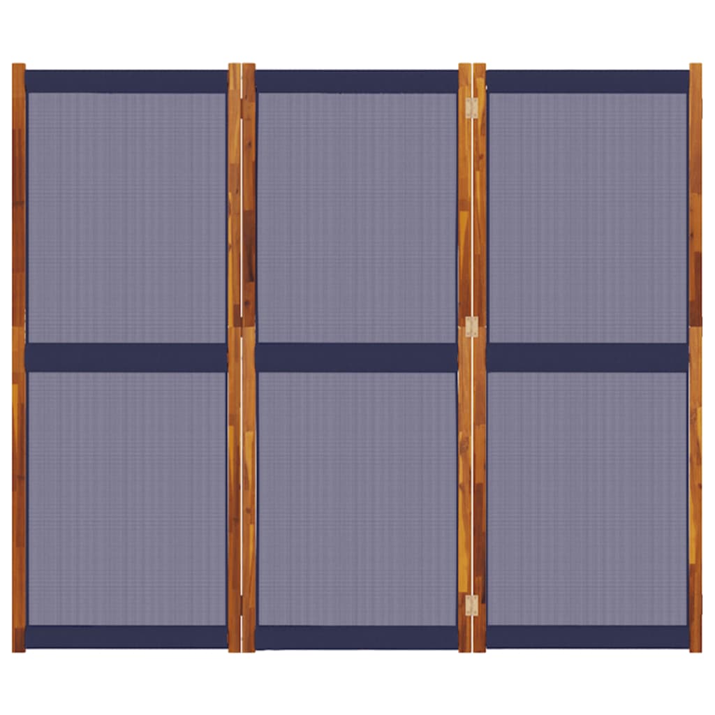 8721012464261_g_en_hd_2 vidaXL 3-Panel Room Divider Dark Blue 210x180 cm - Image 4