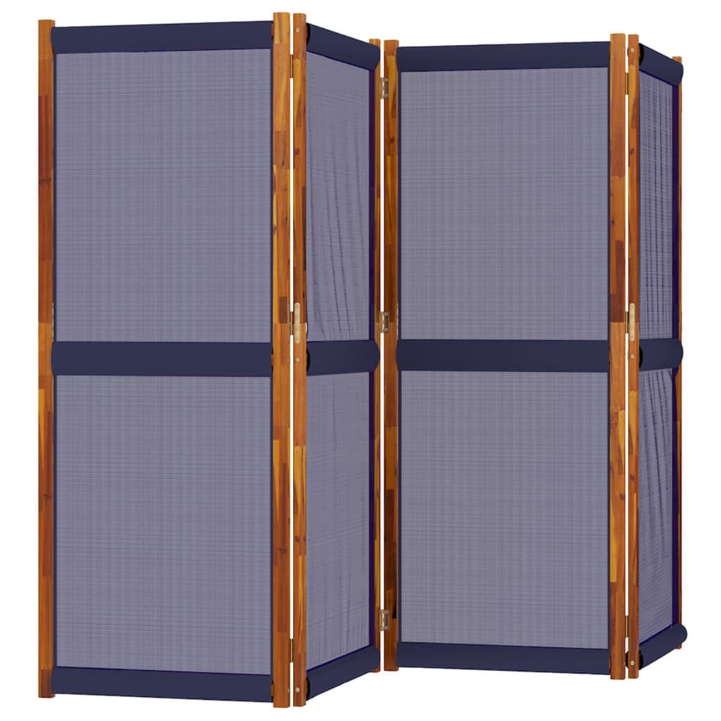 8721012464278_g_en_hd_1 vidaXL 4-Panel Room Divider Dark Blue 280x180 cm - Image 3