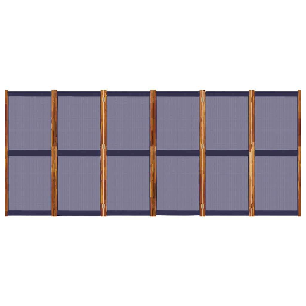 8721012464292_g_en_hd_2 vidaXL 6-Panel Room Divider Dark Blue 420x180 cm - Image 4