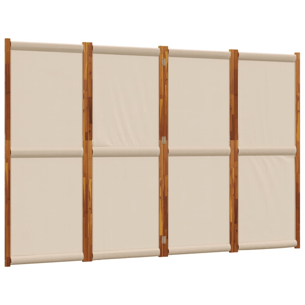 8721012464315_a_en_hd_1 vidaXL 4-Panel Room Divider Taupe 280x180 cm - Image 2