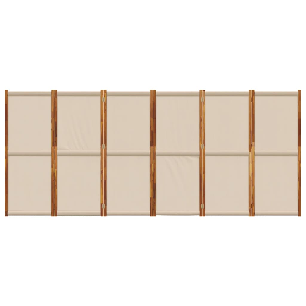8721012464339_g_en_hd_2 vidaXL 6-Panel Room Divider Taupe 420x180 cm - Image 4