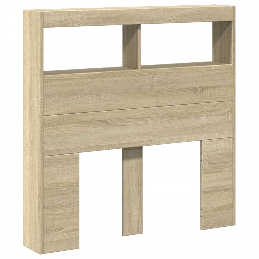 8721012464995_g_en_hd_1 vidaXL Headboard Cabinet with LED Sonoma Oak 100 cm - Image 3
