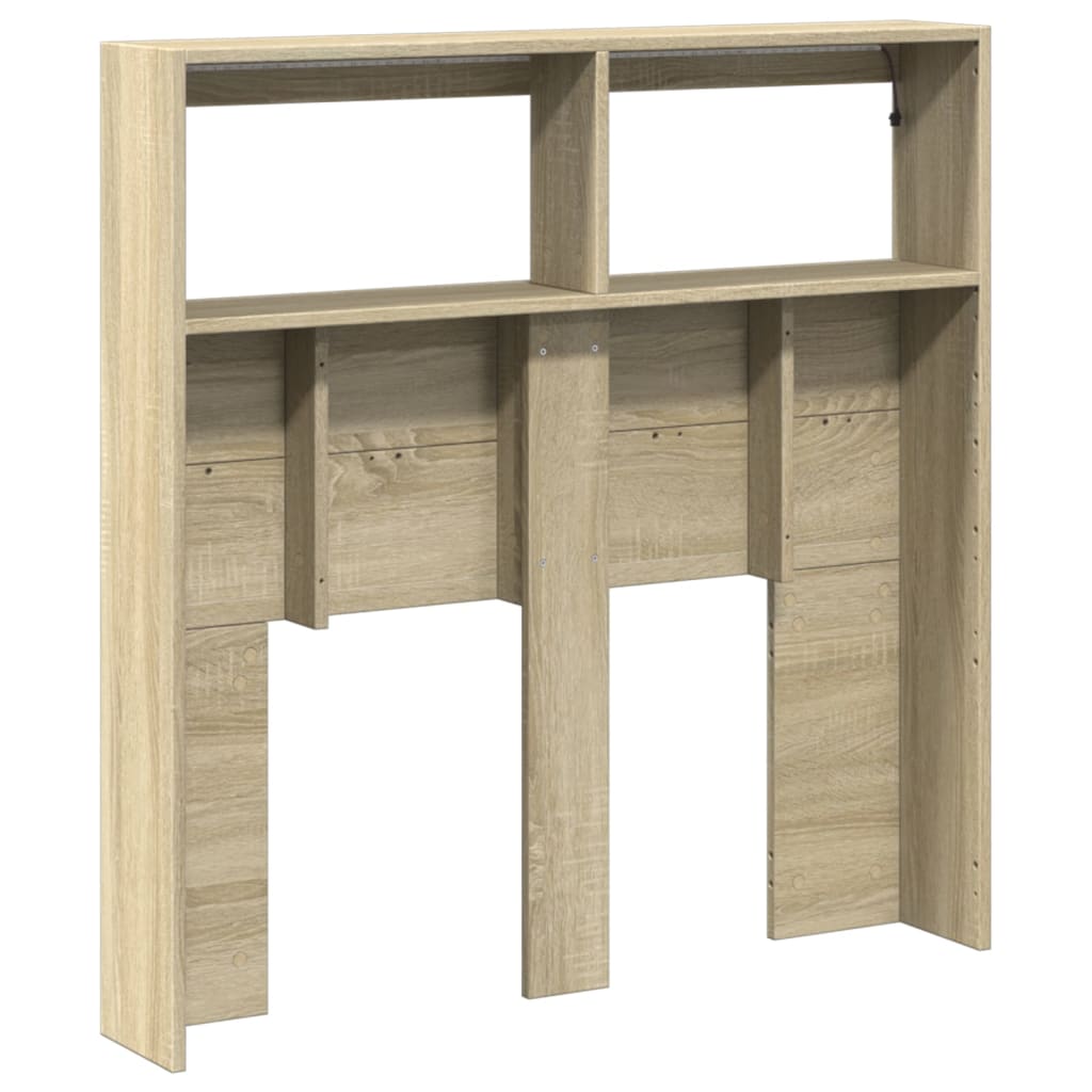 8721012464995_g_en_hd_6 vidaXL Headboard Cabinet with LED Sonoma Oak 100 cm - Image 8