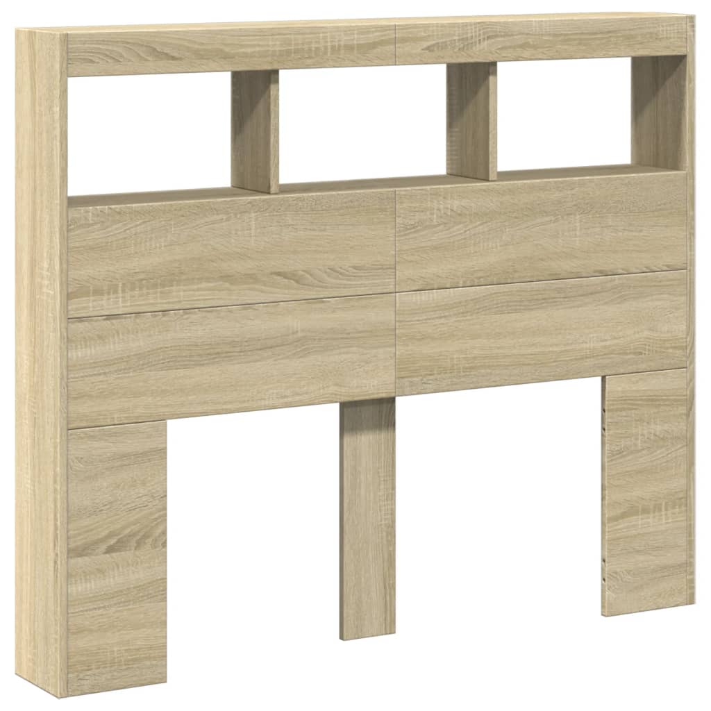8721012465060_g_en_hd_1 vidaXL Headboard Cabinet with LED Sonoma Oak 120 cm - Image 3