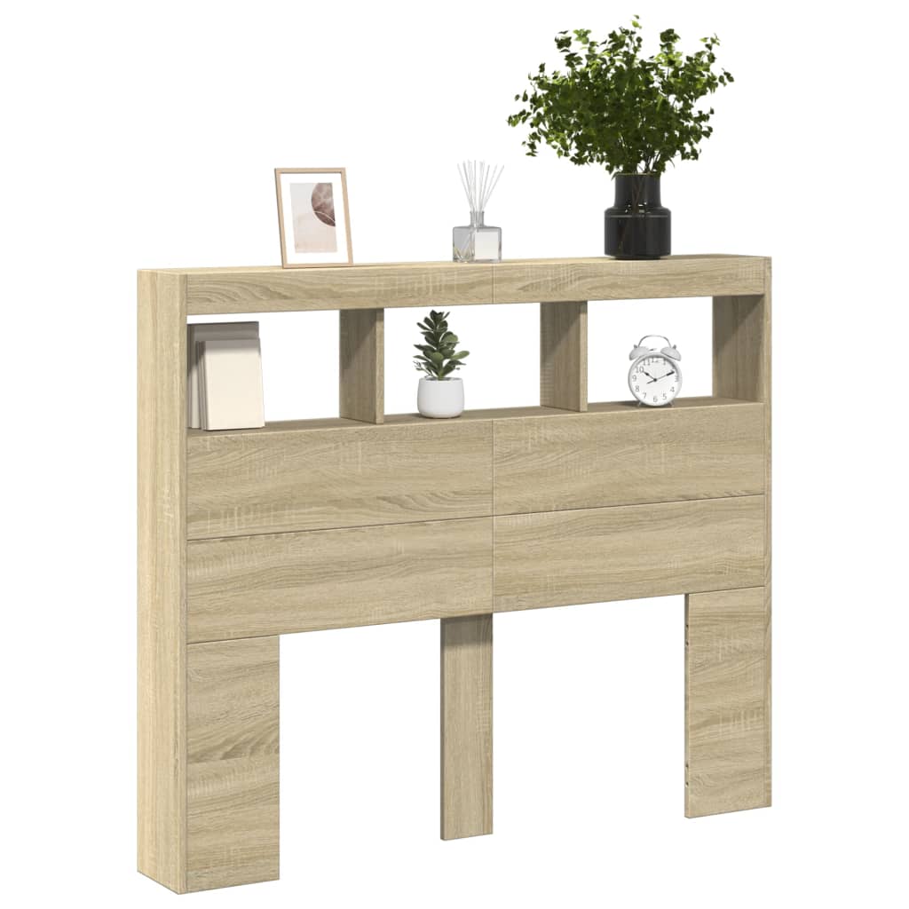 8721012465060_g_en_hd_3 vidaXL Headboard Cabinet with LED Sonoma Oak 120 cm - Image 5