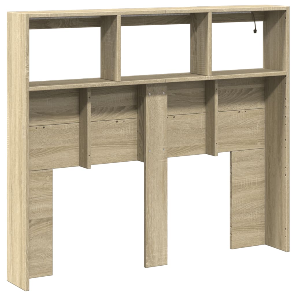 8721012465060_g_en_hd_6 vidaXL Headboard Cabinet with LED Sonoma Oak 120 cm - Image 8