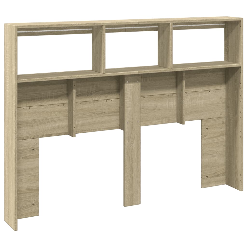 8721012465138_g_en_hd_6 vidaXL Headboard Cabinet with LED Sonoma Oak 140 cm - Image 8