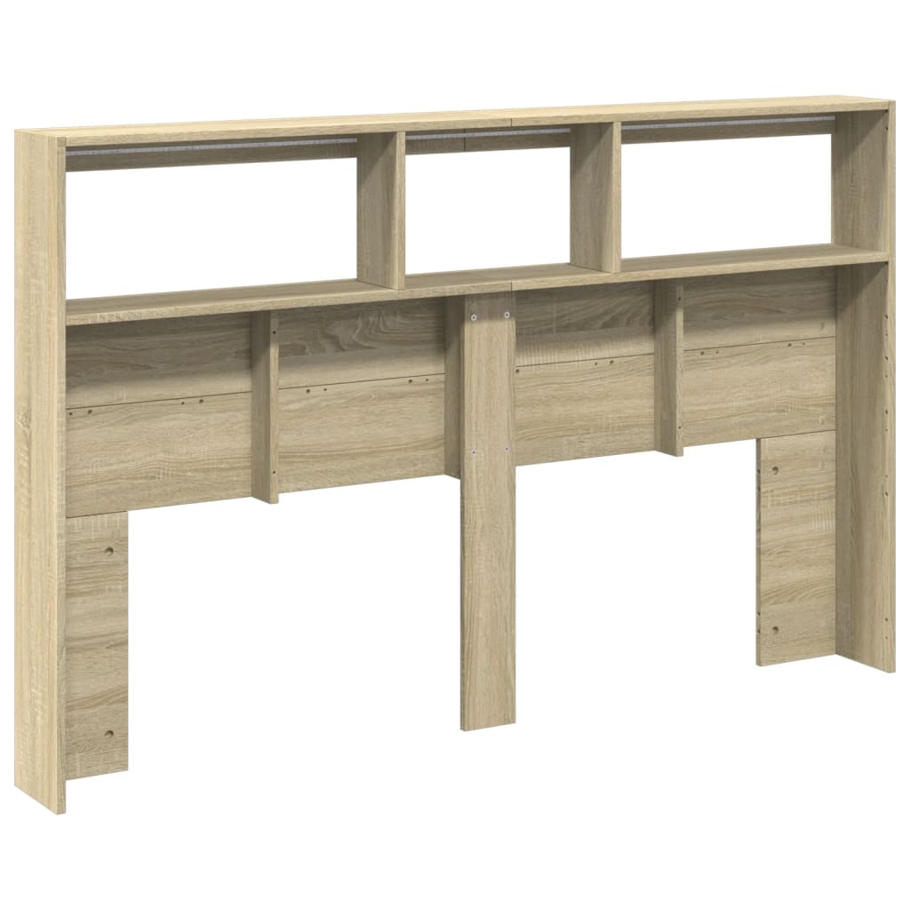 8721012465206_g_en_hd_6 vidaXL Headboard Cabinet with LED Sonoma Oak 160x17x102 cm - Image 8