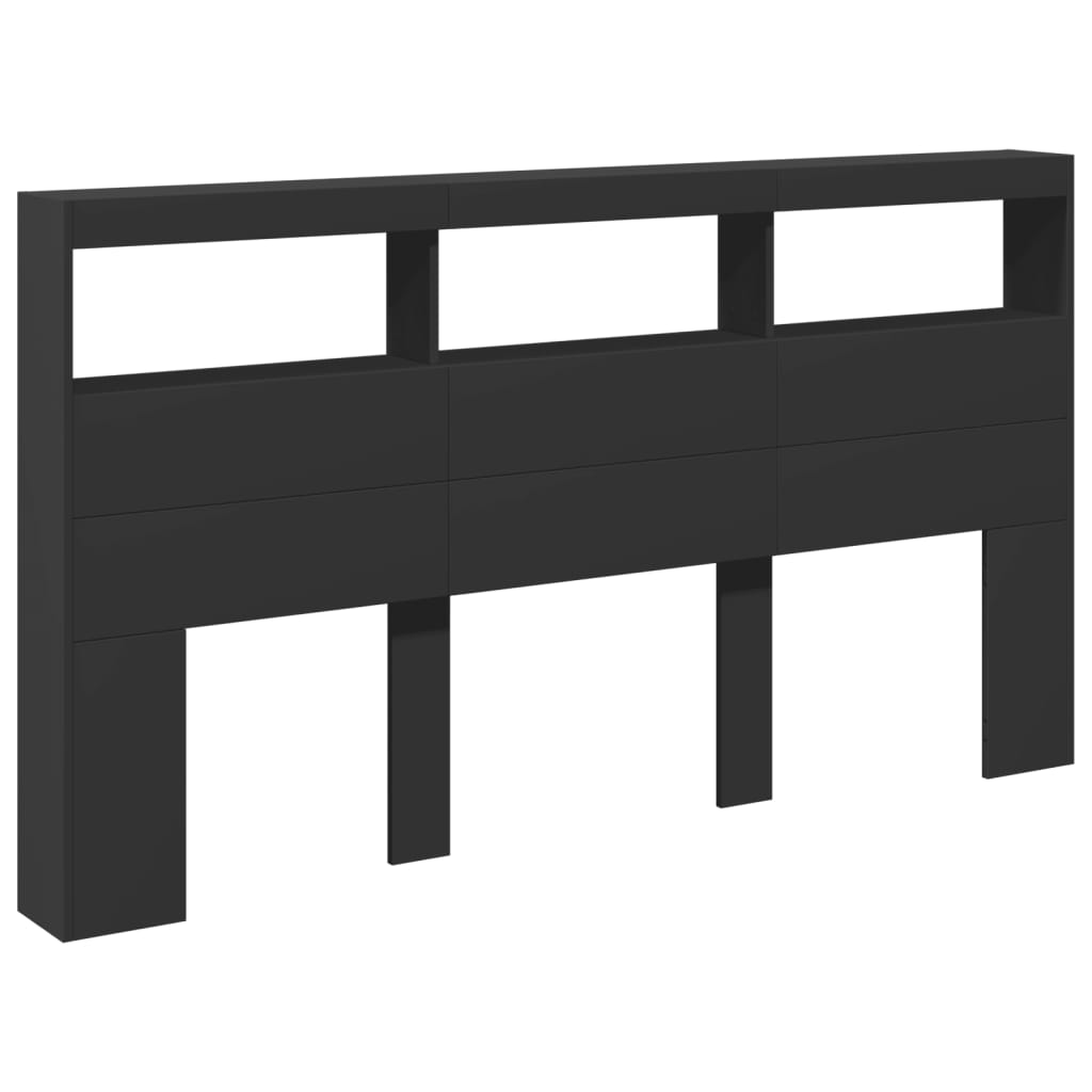 8721012465268_g_en_hd_1 vidaXL Headboard Cabinet with LED Black 180 cm - Image 3