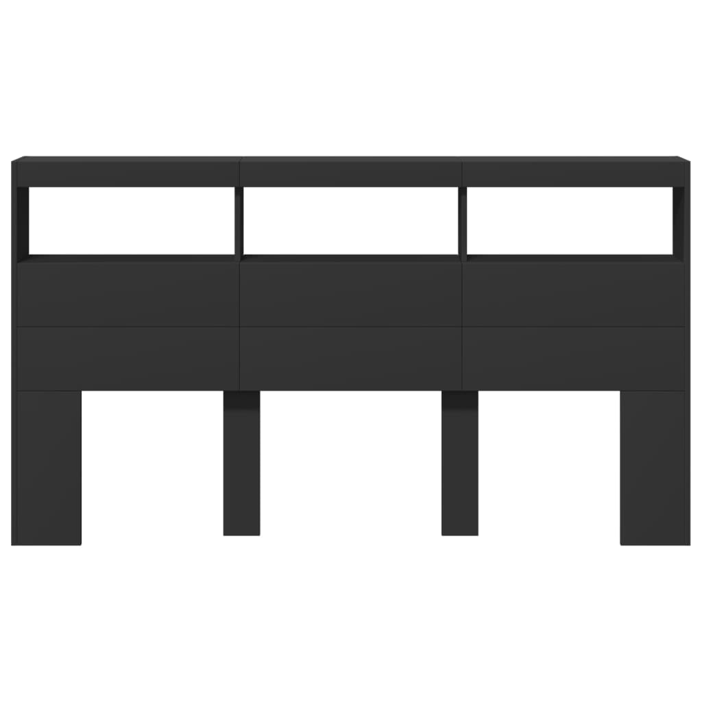 8721012465268_g_en_hd_4 vidaXL Headboard Cabinet with LED Black 180 cm - Image 6
