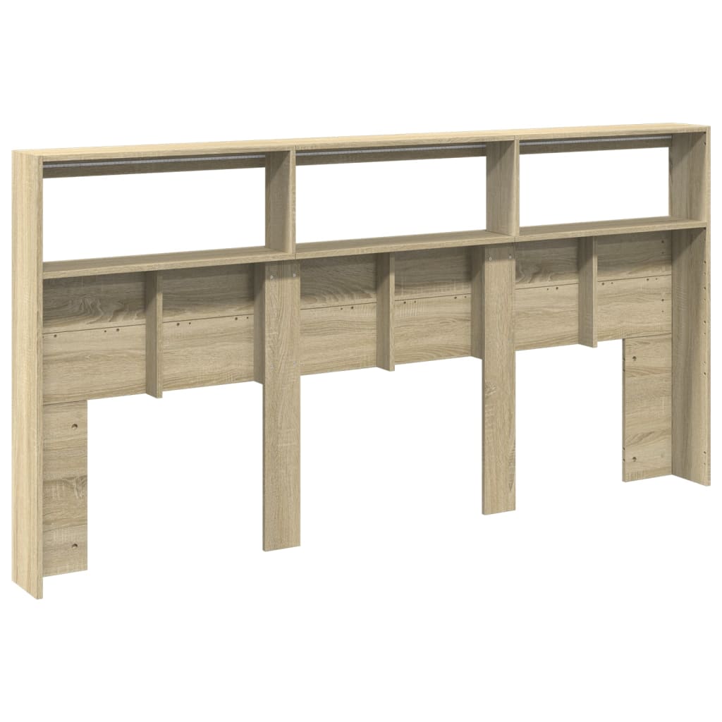 8721012465343_g_en_hd_6 vidaXL Headboard Cabinet with LED Sonoma Oak 200 cm - Image 8