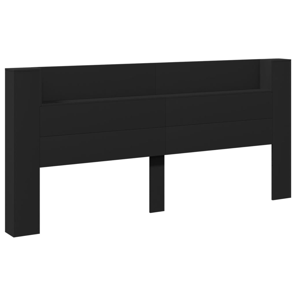 8721012465893_g_en_hd_1 vidaXL Headboard Cabinet with LED Black 220x16.5x103.5 cm - Image 3