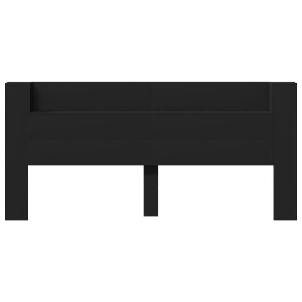 8721012465893_g_en_hd_4 vidaXL Headboard Cabinet with LED Black 220x16.5x103.5 cm - Image 6