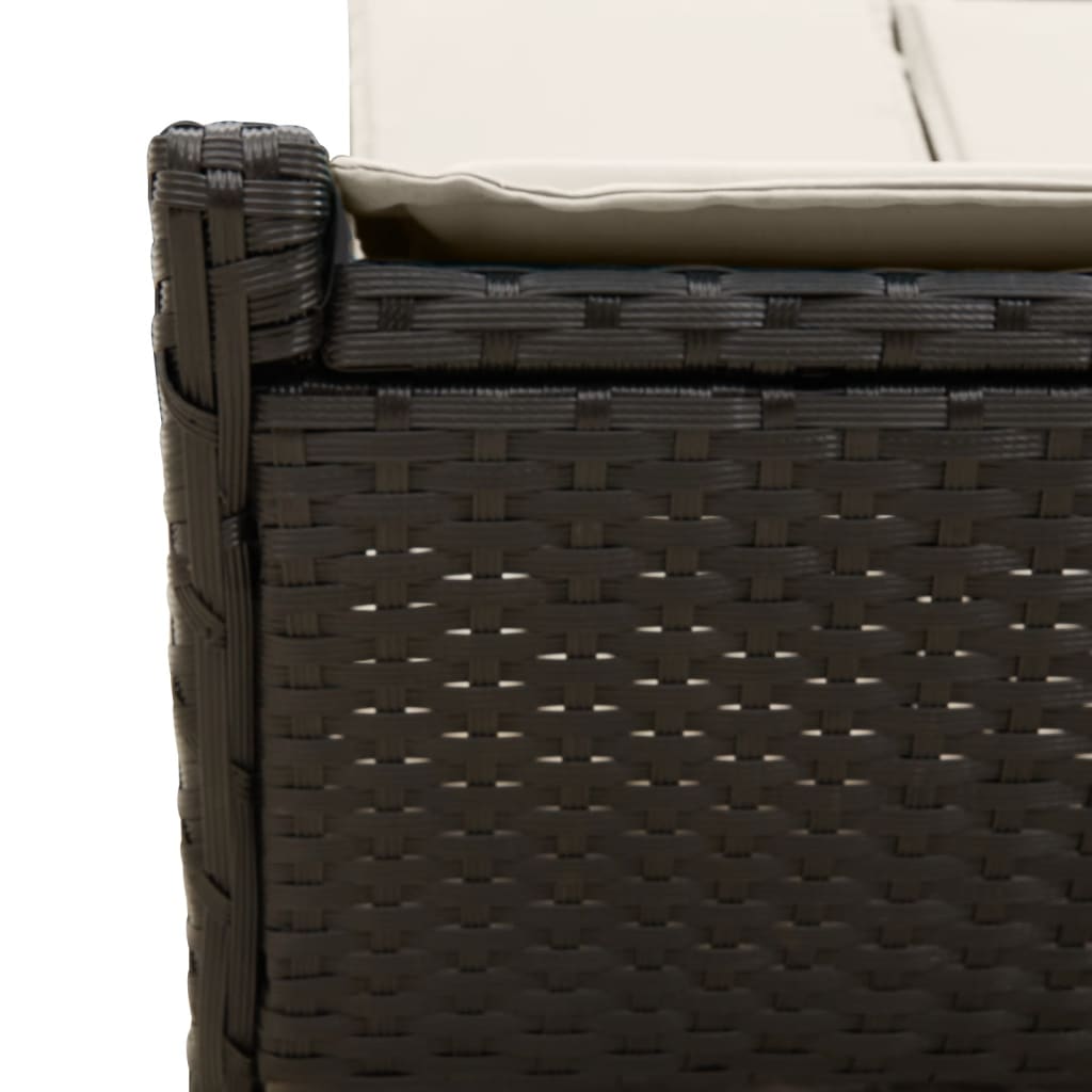 8721012466968_g_en_hd_7 vidaXL Double Sun Lounger with Cushions Black Poly Rattan - Image 9
